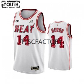 Miami Heat Tyler Herro 14 Nike 2022-23 Classic Edition Valkoinen Lasten Pelipaidat Swingman